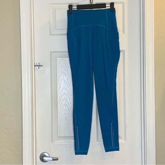 Lululemon Swift Speed High-Rise Tight 28" Size 4 Blue - Picture 11 of 12